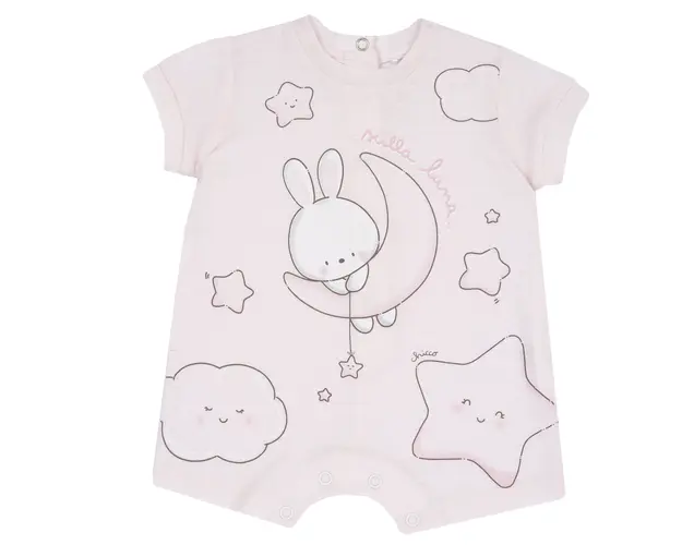 Salopeta bebe Chicco, pantaloni scurti, Roz, 51330-66MFCI