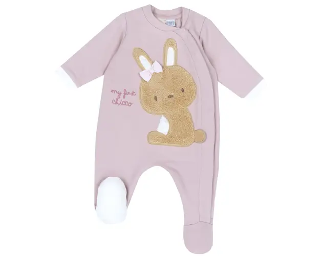 Salopeta bebe Chicco, roz prafuit, 02407-63MFCI