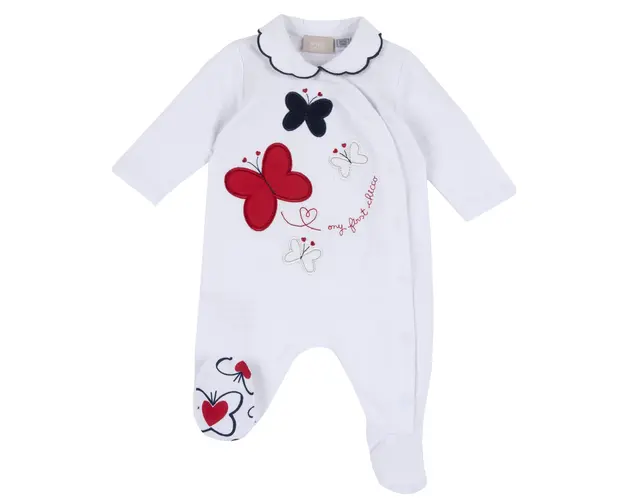 Salopeta bebelusi Chicco, Alb, 02430-64MFCI