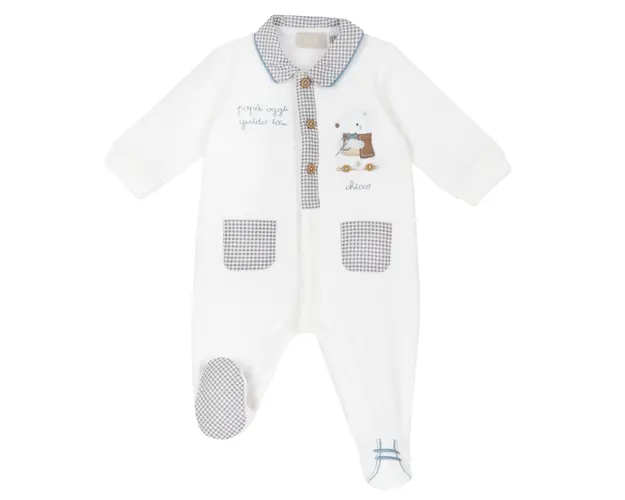 Salopeta bebelusi Chicco, Alb 2, 27114-66MFCI