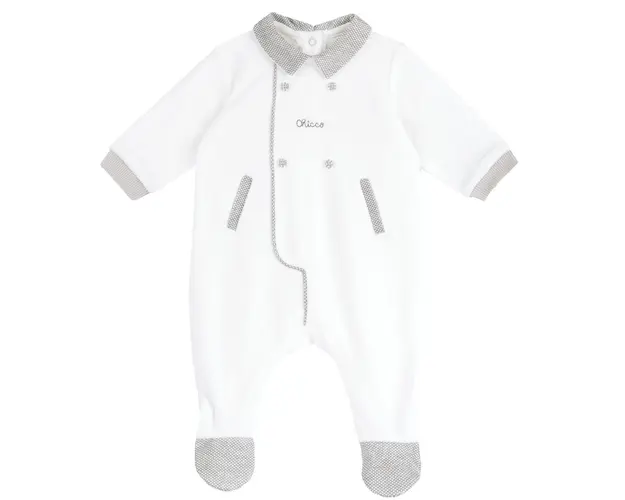 Salopeta bebelusi Chicco, alb, 27157-67MFCI