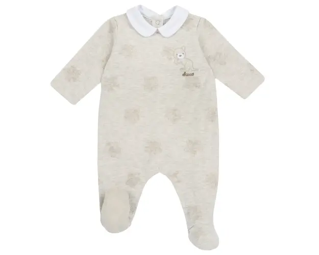 Salopeta bebelusi Chicco, Bej Cu Model, 27107-66MFCI