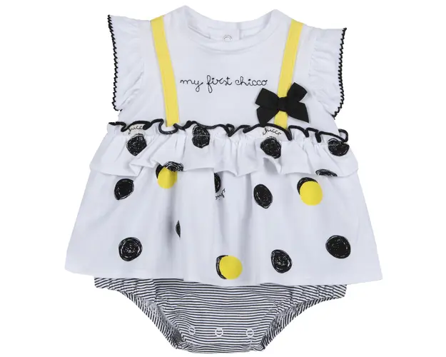 Salopeta bebelusi Chicco, galben deschis, 50923