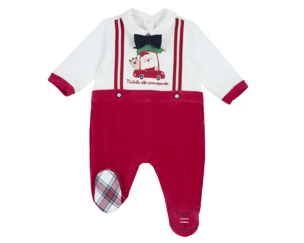 Salopeta Craciun bebelusi Chicco, Rosu, 02830-65MFCI