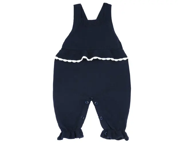 Salopeta fetite Chicco cu bretele, Albastru inchis, 57180-65MFCO