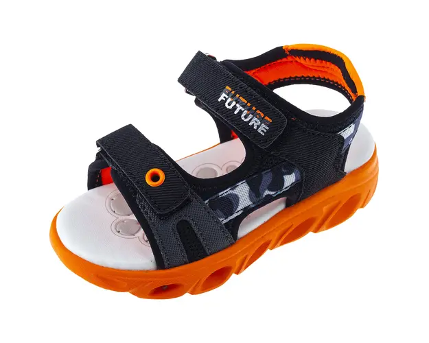 Sandale copii Chicco Caiden cu luminite, negru, 67107-62P