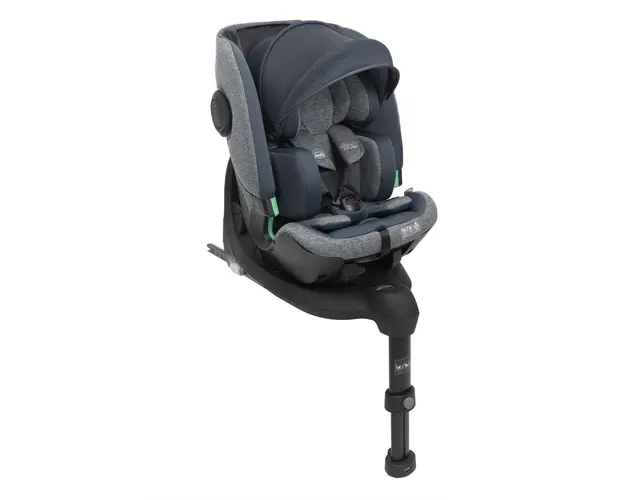 Scaun auto Chicco Bi-Seat i-Size Air cu baza Isofix, Graphite (gri), 40-150 cm (de la nastere pana la 12 ani)