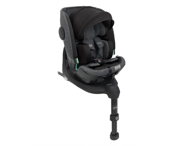 Scaun auto Chicco Bi-Seat i-Size Air cu baza Isofix, BlackAir (negru), 40-150 cm (de la nastere pana la 12 ani)