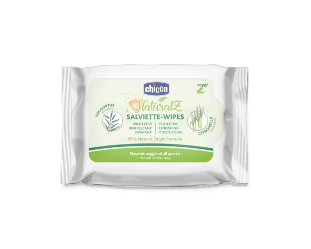 Servetele umede protectie naturala Chicco Naturalz, 20 Buc, 2 luni+