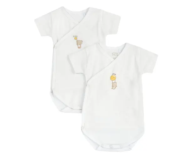 Set 2x body Chicco, Alb 2, 11709-66MFCI