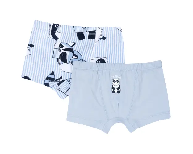 Set 2x chiloti copii boxeri, Bleu 2, 11699-66MC