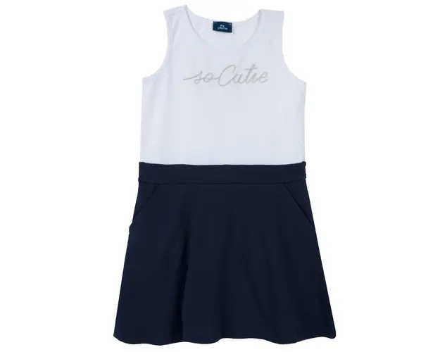 Set rochita si tricou copii Chicco, albastru inchis, 03481