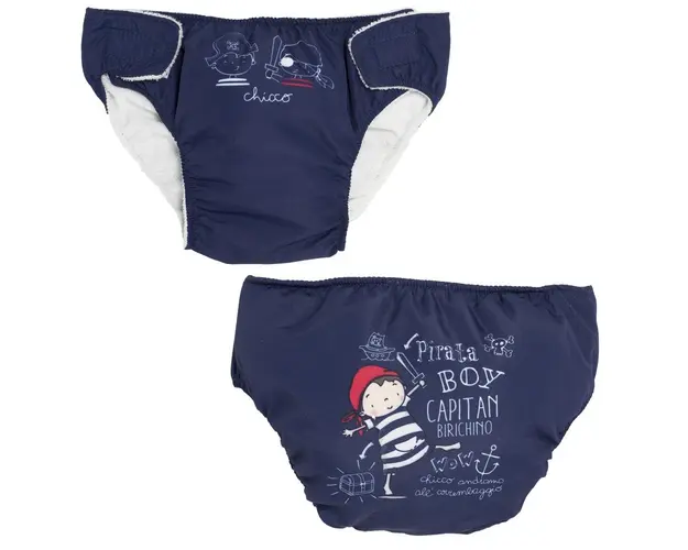 Slip baie bebelusi, Chicco, baietei, albastru