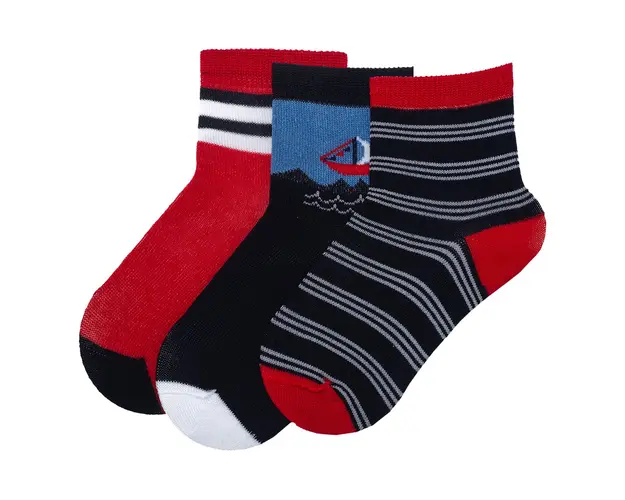 Set sosete copii Chicco, pana la glezna, albastru, 1219