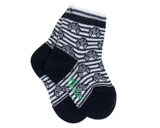 Sosete copii Chicco scurte, set doua perechi, albastru, 01318