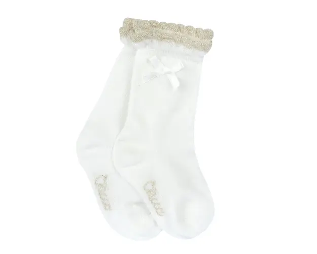 Sosete trei sferturi copii Chicco, alb, 05964-67MFCO