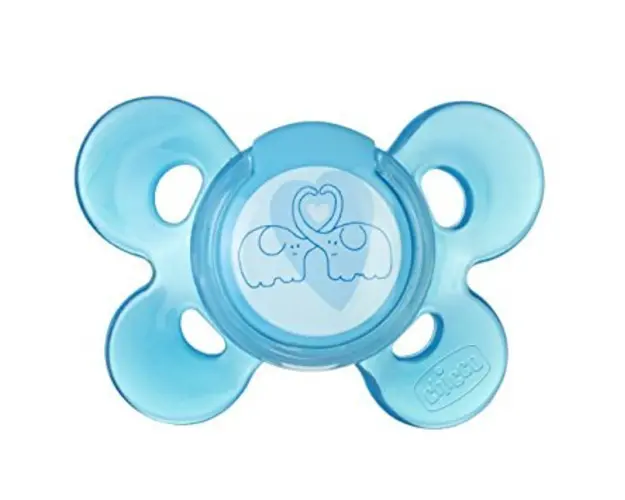 Suzeta Chicco s. Physio Comfort, forma ort., 6-12 luni, bleu