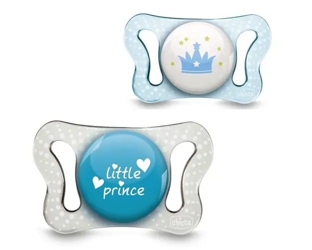 Suzeta s. Chicco Physio Micro, 2 buc, forma ort., 0-2luni, boy