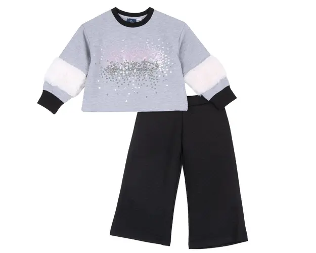Trening fete Chicco, negru, 78862-65CLT