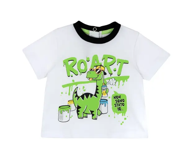 Tricou copii Chicco, Alb, 00011-64MFCO