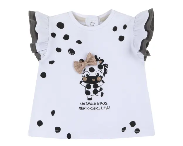 Tricou copii Chicco, Alb, 00034-64MFCO
