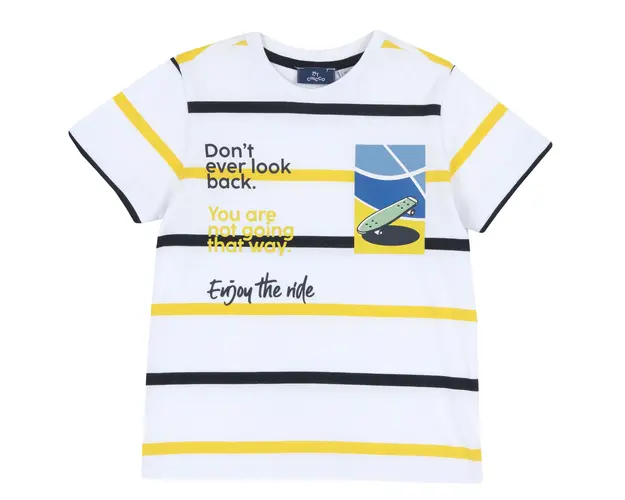Tricou copii Chicco, Alb, 00066-64MC