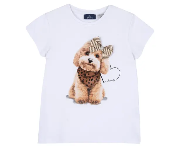 Tricou copii Chicco, Alb, 00112-64MC