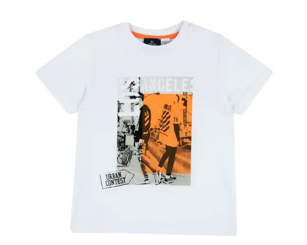 Tricou copii Chicco, Alb, 00161-64MC