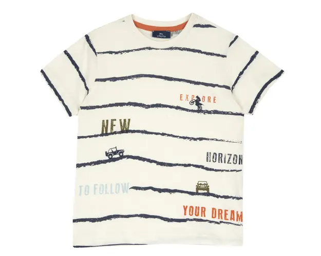 Tricou copii Chicco, Alb, 00288-64MC