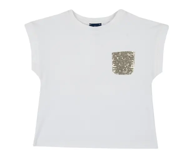 Tricou copii Chicco, Alb, 00299-64MC