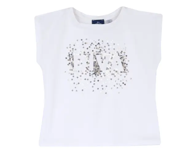 Tricou copii Chicco, alb, 05933-66MC