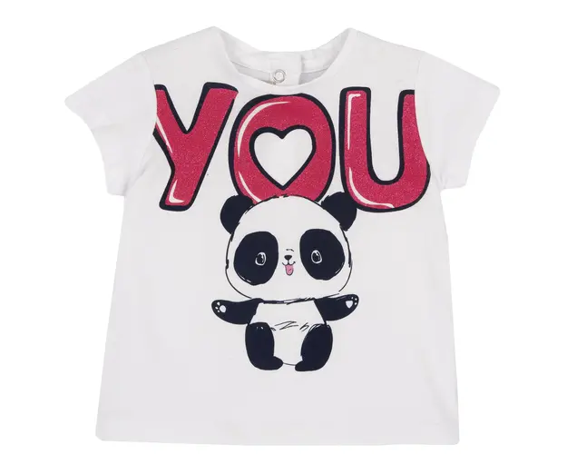 Tricou copii Chicco, alb 2, 00167-64CLT