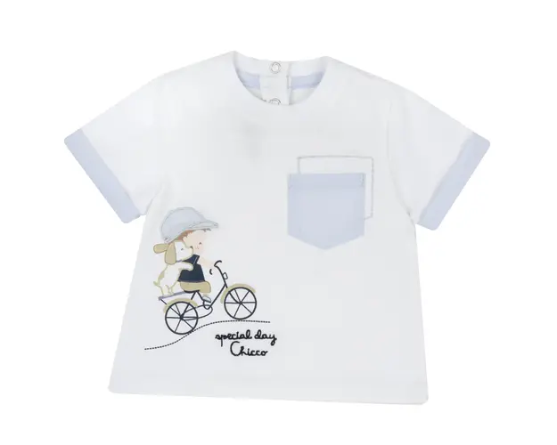 Tricou copii Chicco, Alb 2, 05851-66MFCO