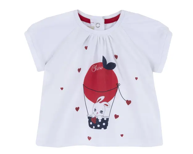 Tricou copii Chicco, alb 2, 67991-64MFCO