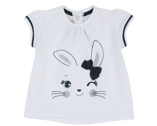 Tricou copii Chicco, alb 2, 67992-64MFCO