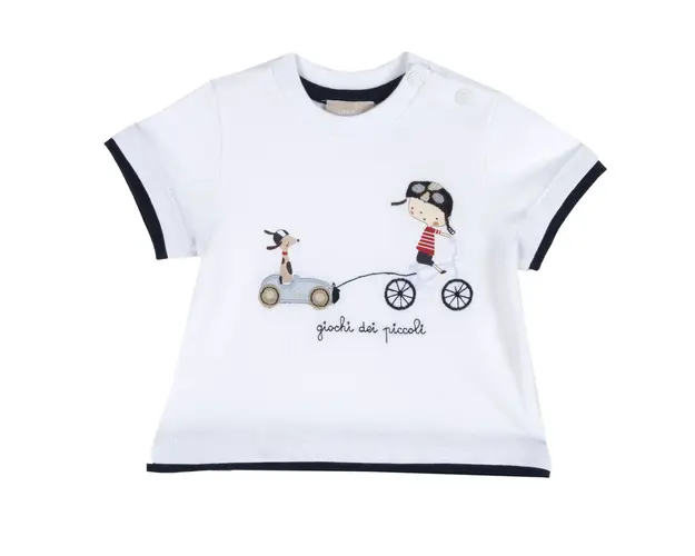 Tricou copii Chicco, alb, 67232