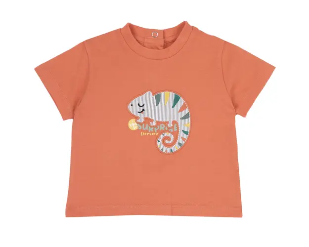 Tricou copii Chicco, galben cu model, 05699-66MFCO