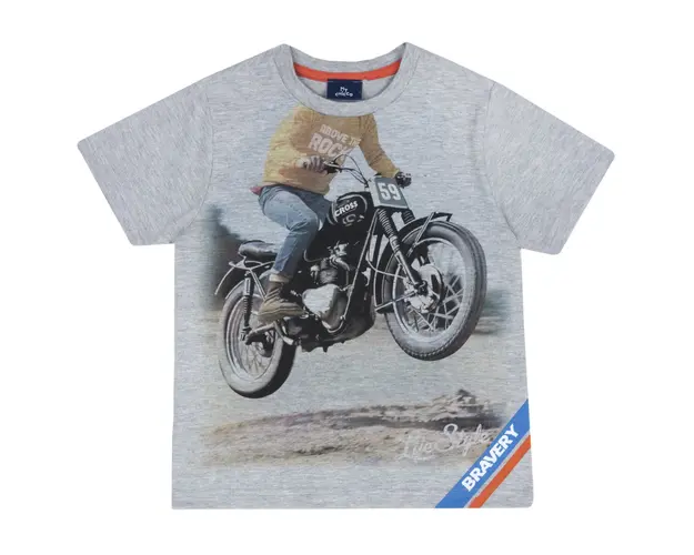 Tricou copii Chicco, gri, 67591