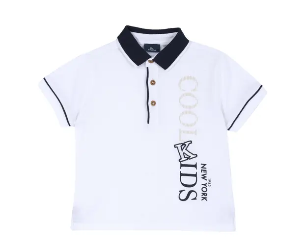 Tricou copii Chicco Polo, alb 2, 33632-64MC