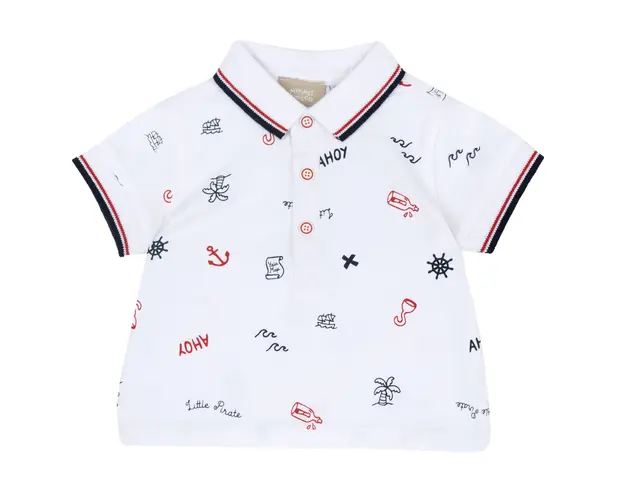 Tricou copii Chicco Polo, Alb 2, 33647-66MFCO