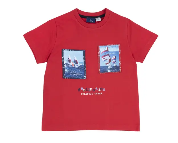 Tricou copii Chicco, rosu, 05441-66MC