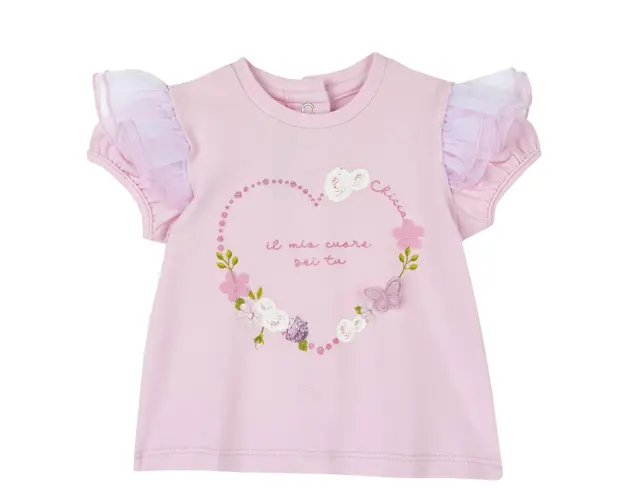 Tricou copii Chicco, roz, 00139-64MFCO