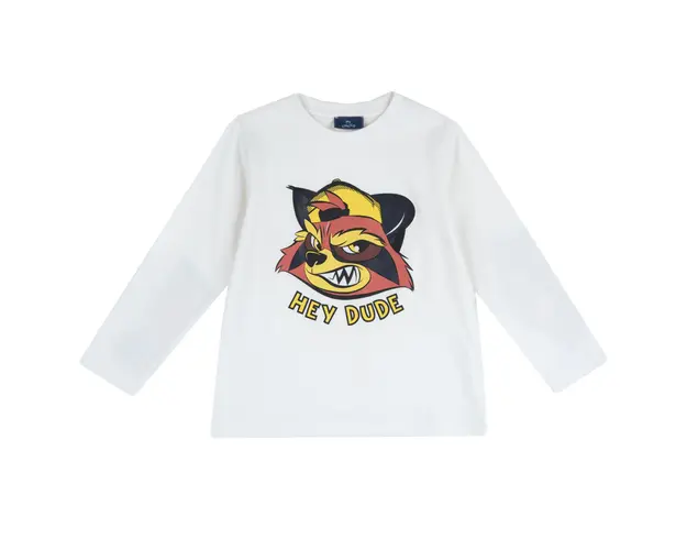 Tricou maneca lunga copii Chicco, 67376-61CLT, alb