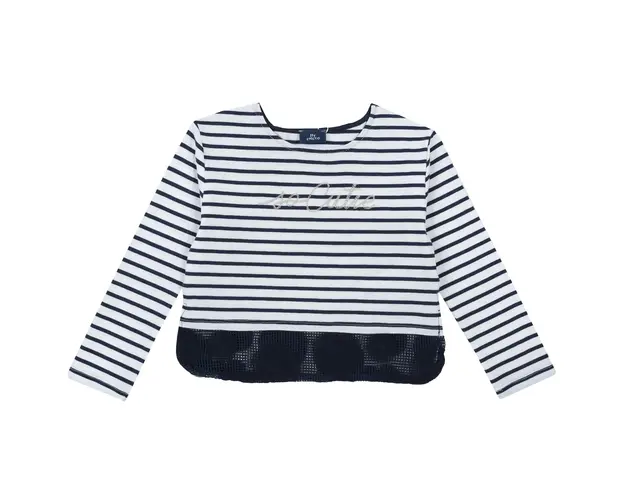 Tricou copii Chicco, maneca lunga, bleumarin, 06711