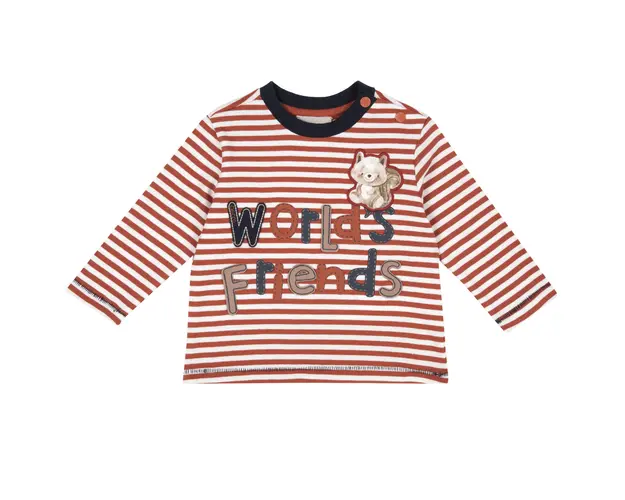 Bluza copii Chicco, maro cu model veverita, 06256