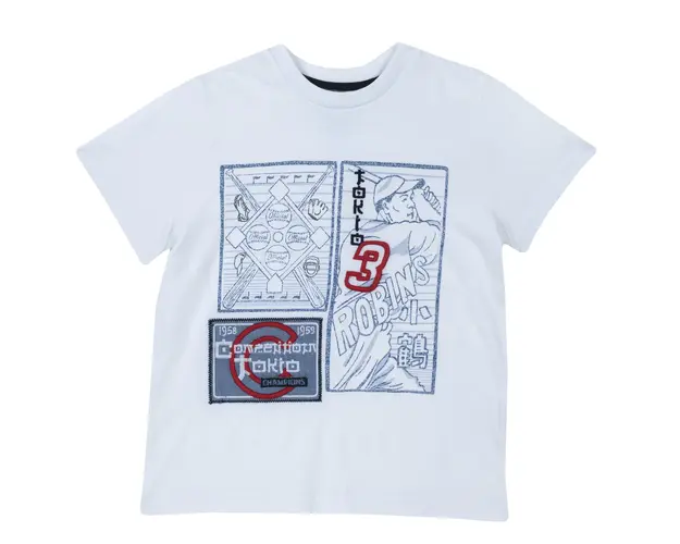 Tricou copii Chicco, maneca scurta, alb, 06656