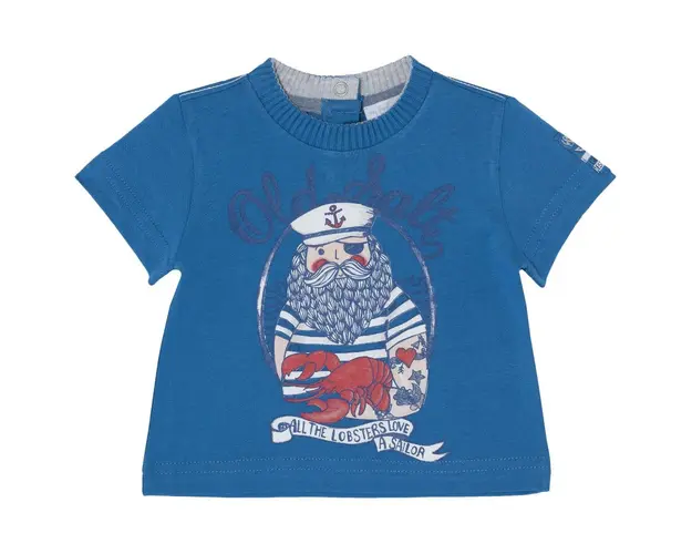 Tricou pentru copii, Chicco, baieti, albastru