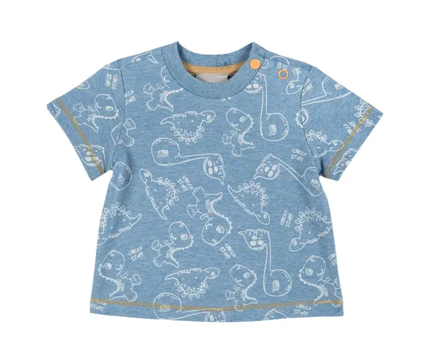 Tricou copii Chicco, maneca scurta, turcoaz, 25815