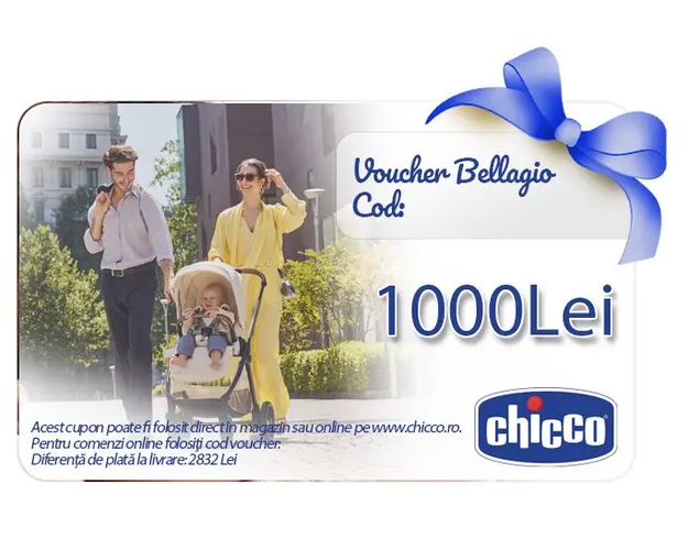 Voucher 1000Lei Avans Chicco 3 in 1 Bellagio