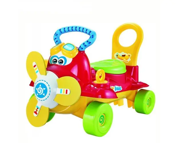 Antemergator 2 in 1 pentru copii Slipping Airplane Red